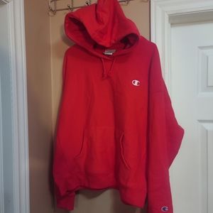Champion Red Hoodie Sweater XL